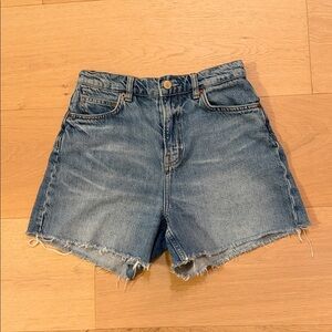 Reformation Wilder High Rise Jean Shorts